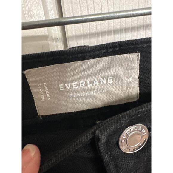 Everlane the Way High Jean in Coal 27 Black - Picture 4 of 8